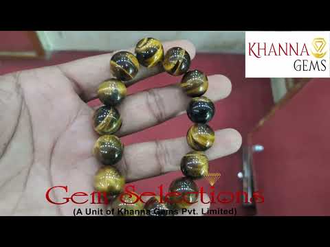 TIGER EYE BRACELET (BIG BEADS)-900