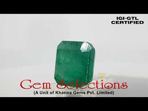 9.03/CT Natural Emerald Stone With Govt. Lab Certified (12210)