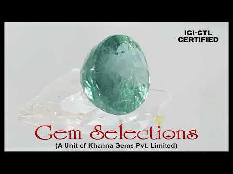 4.69/CT Natural Emerald Stone With Govt. Lab Certificate (23310)