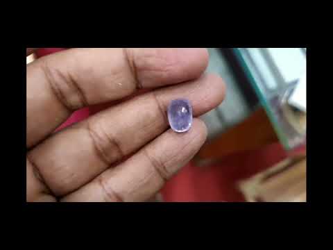 6.80/CT Natural Blue Sapphire with Govt Lab Certificate-BLUSA9U