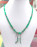 Load image into Gallery viewer, Natural Emerald Beads With Earring-11500
