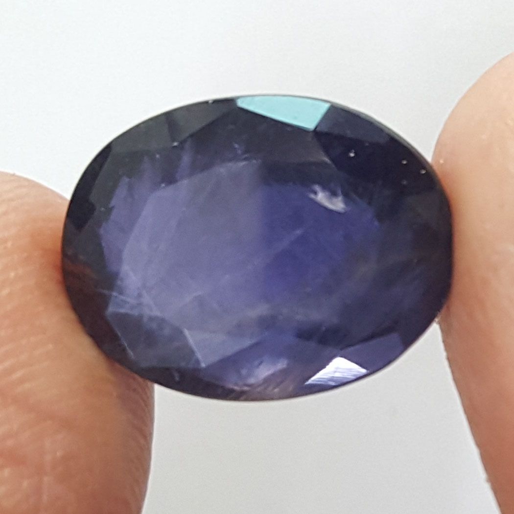 6.84 Ratti Natural Iolite With Govt. Lab Certificate-(610)