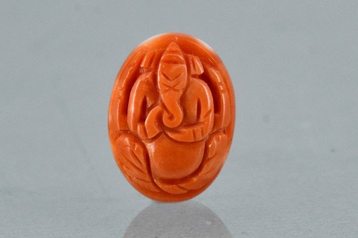 4.64/Carat Natural Ganesh JI Japanese Red Coral-9200