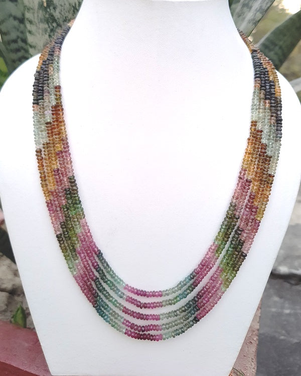 Natural Multi Tourmaline Beads (75)