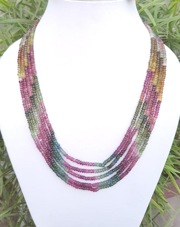 Natural Multi Tourmaline Beads (65)