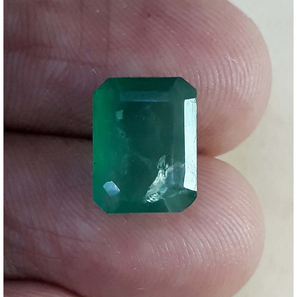 4.35/CT Natural Panna Stone with Govt. Lab Certificate (4551)