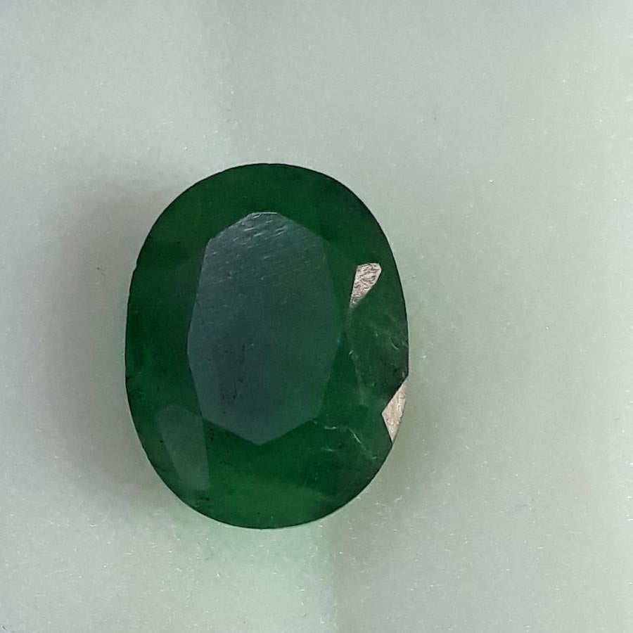 4.08/CT Natural Panna Stone with Govt. Lab Certificate (4551)