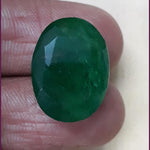 Load image into Gallery viewer, 13.19/CT Natural Panna Stone with Govt. Lab Certificate (6771)
