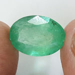 Load image into Gallery viewer, 4.35/CT Natural Emerald Stone with Govt. Lab Certificate (12210)
