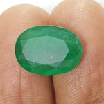 Load image into Gallery viewer, 4.63/CT Natural Panna Stone with Govt. Lab Certificate (12210)
