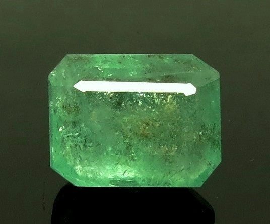 8.39/CT Natural Panna Stone with Govt. Lab Certified-(6771)