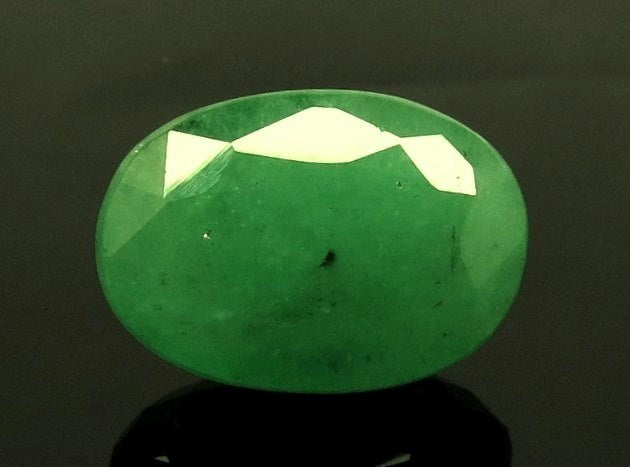 8.41/CT Natural Panna Stone with Govt. Lab Certified-(4551)