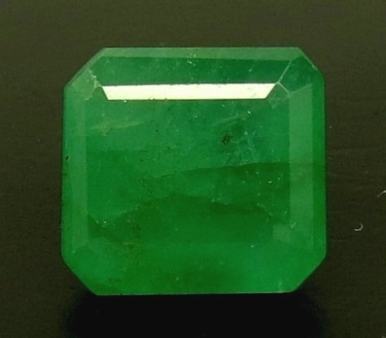 5.79/CT Natural Panna Stone with Govt. Lab Certificate  (34410)