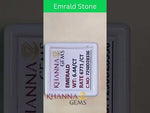 Load and play video in Gallery viewer, 6.44/CT Natural Panna Stone with Govt. Lab Certificate-6771
