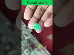 Load and play video in Gallery viewer, 6.61/CT Natural Panna Stone with Govt. Lab Certificate-3441
