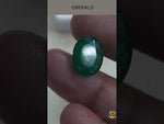 Load and play video in Gallery viewer, 3.84/CT Natural Panna Stone with Govt. Lab Certificate-6771
