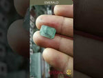 Load and play video in Gallery viewer, 5.52/CT Natural Panna Stone with Govt. Lab Certificate  (3441)
