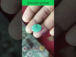 Load and play video in Gallery viewer, 6.70/CT Natural Panna Stone with Govt. Lab Certificate-2331
