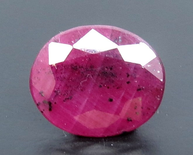 3.80/CT Natural Indian Ruby with Govt. Lab Certificate (1221)