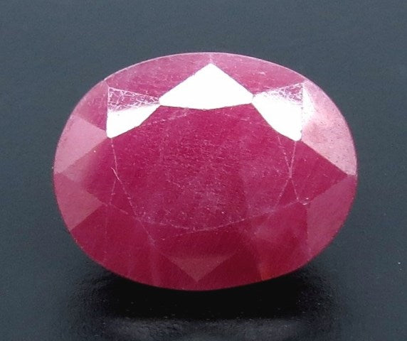 6.52/CT Natural Indian Ruby with Govt. Lab Certificate (1221)