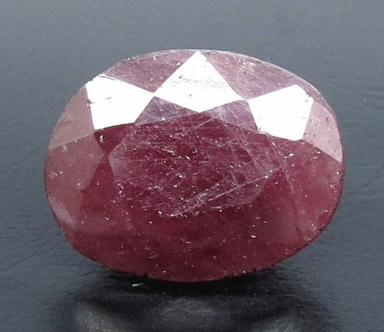 7.56/CT Natural Indian Ruby with Govt. Lab Certificate (1221)