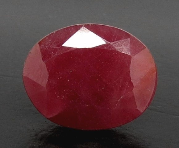 5.86/CT Natural Indian Ruby with Govt. Lab Certificate (1221)