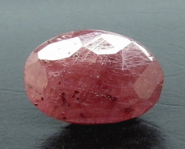 5.73/CT Natural Indian Ruby with Govt. Lab Certificate (1221)