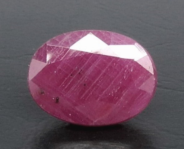 5.62/CT Natural Indian Ruby with Govt. Lab Certificate (1221)