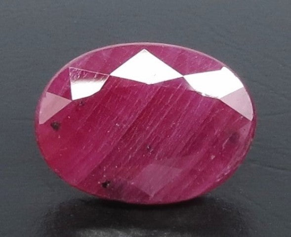 7.57/CT Natural Indian Ruby with Govt. Lab Certificate (1221)