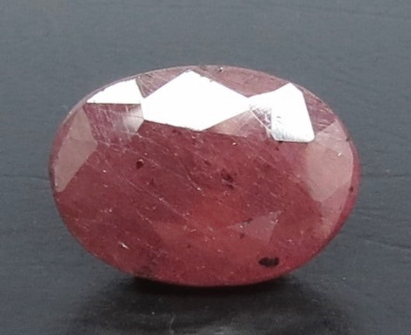 5.71/CT Natural Indian Ruby with Govt. Lab Certificate (1221)