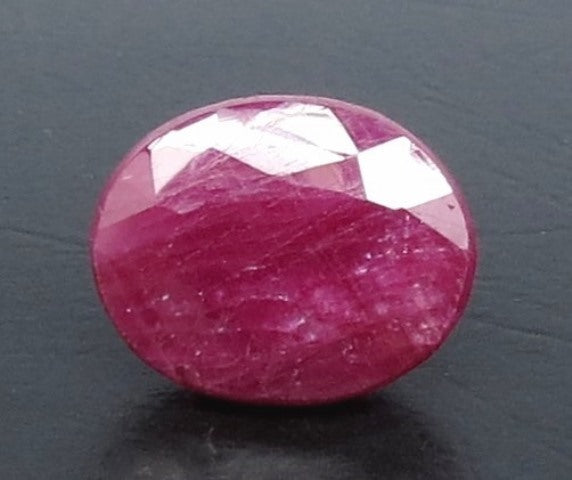 5.77/CT Natural Indian Ruby with Govt. Lab Certificate (1221)