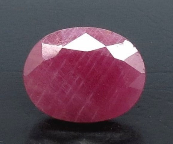 4.91/CT Natural Indian Ruby with Govt. Lab Certificate (1221)