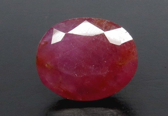 6.68/CT Natural Mozambique Ruby with Govt. Lab Certificate (12210)