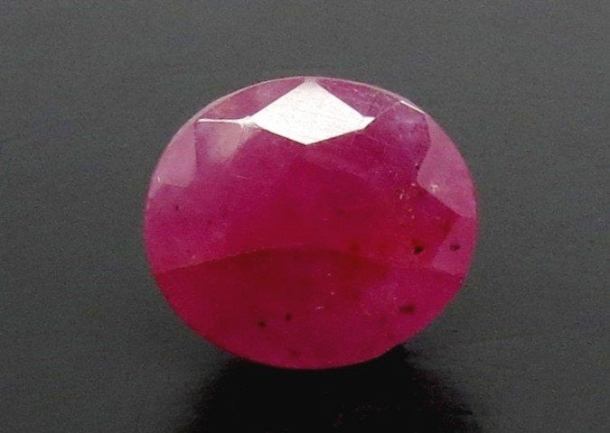 8.15/CT Natural Mozambique Ruby with Govt. Lab Certificate (12210)