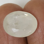 Load image into Gallery viewer, 7.50 Ratti Natural White Sapphire with Govt Lab Certificate - (2331)
